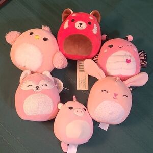 Bundle of pink Squishmallows